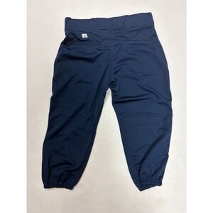 Russell Athletic Womens Softball Pants Navy Blue Knickers Medium 100% Polyester